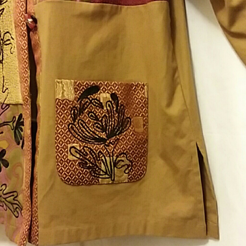 Vintage Allure Patchwork Jacket Womens Large Coll… - image 5